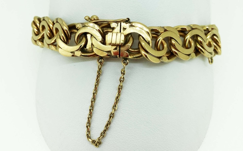 Pulseras de oro de 18 KT