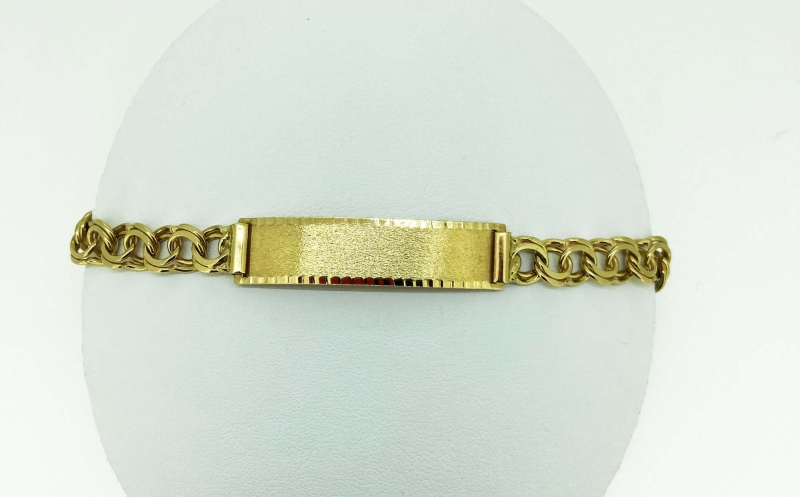 Pulsera de oro de 18 KT y 26,6 gr